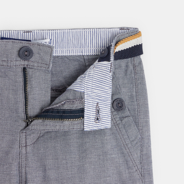 بنطال شينو قماشي مع حزام